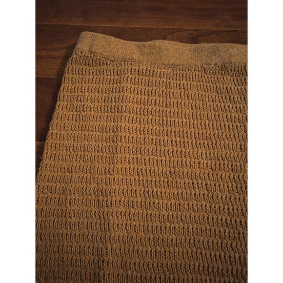 Nine West XL Tan Crochet Maxi Skirt - Picture 4 of 7